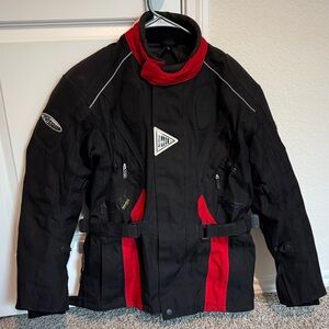 Black and Red Motorcycle Jacket Nitro
